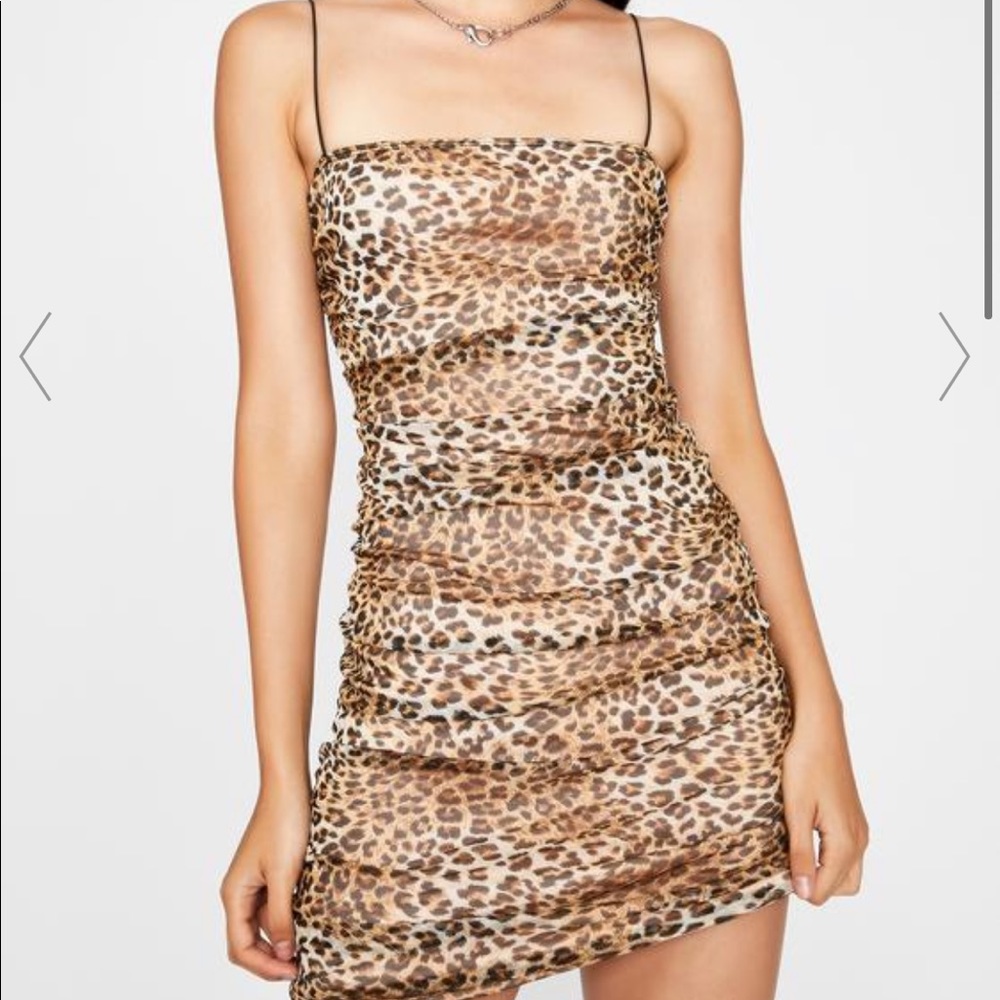 Animal print dress from dolls kill